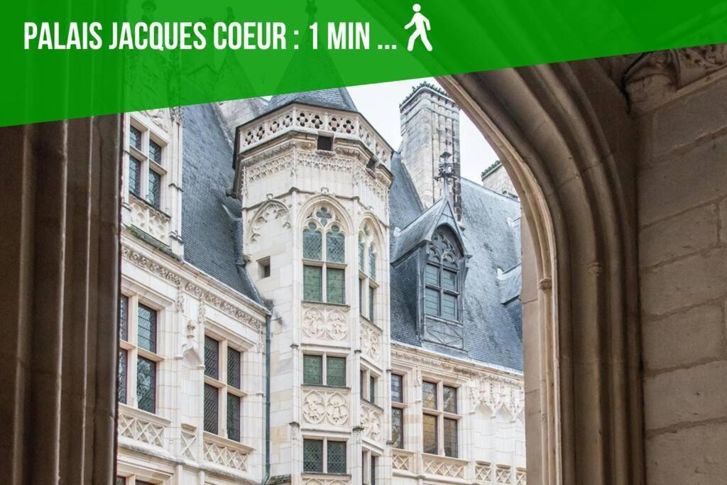 Apartament Les Quatre Piliers - 1 Min Palais Jacques Coeur Bourges Zewnętrze zdjęcie
